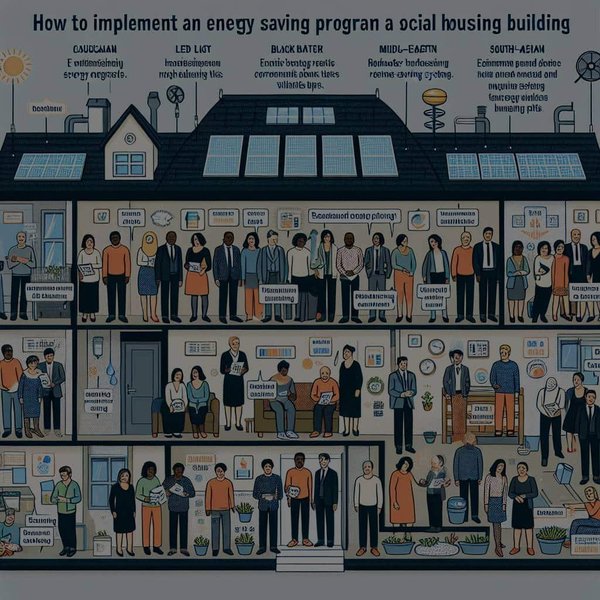 Comment mettre en place un programme d'économie d'énergie pour les locataires d'un immeuble de logements sociaux ?