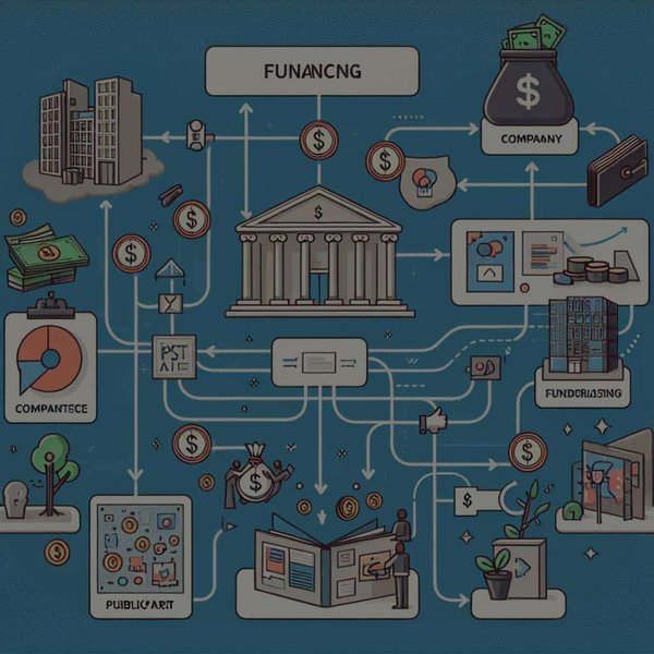 Comment les entreprises peuvent-elles financer efficacement des projets d'art public ?