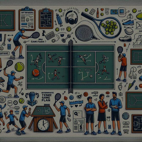 Comment élaborer un plan de match efficace pour les joueurs de tennis intermédiaires ?