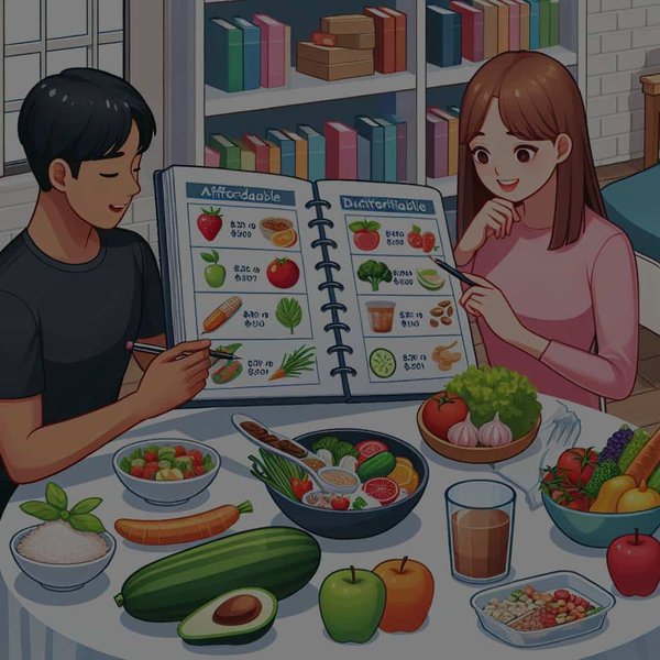 Comment créer un programme d'alimentation saine pour les étudiants avec un budget limité ?